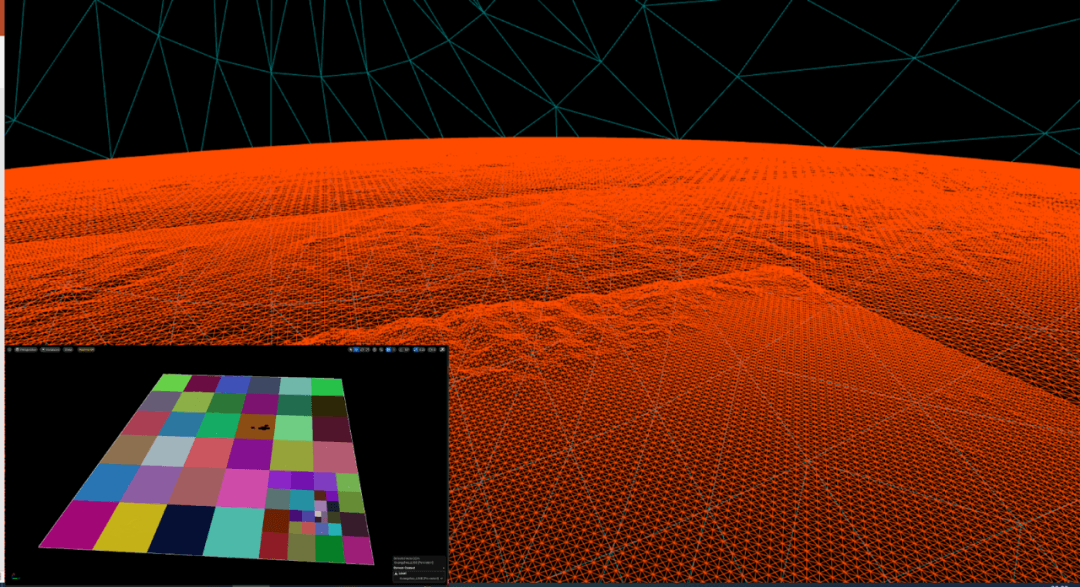 51Earth's large-scale terrain rendering, data loading, and seamless LOD transitions